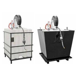 330 Gal Blk Tk Pkg; 3:1 Pmp,50' Reel,Mtr Samson Item 3336